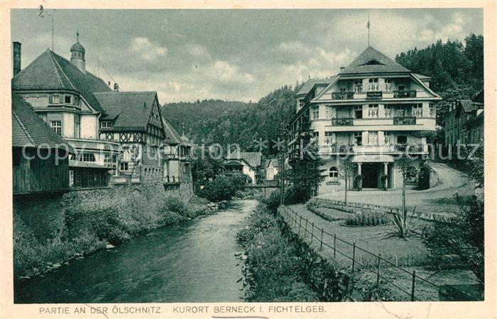 Berneck Fichtelgebirge Partie an der oelschnitz