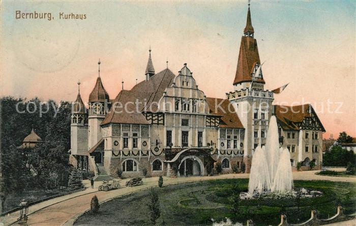 Bernburg Saale Kurhaus Fontaene