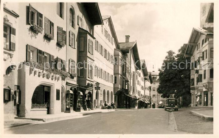 Kitzbuehel Tirol Strassenpartie Innenstadt