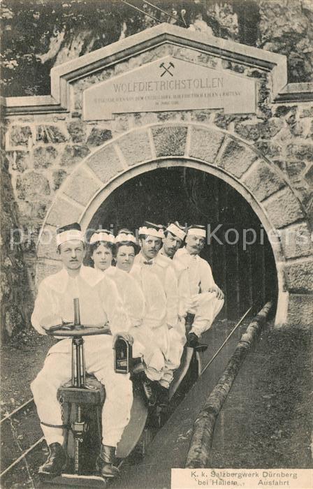 Duernberg Hallein Salzbergwerk Wolf Dietrich Stollen
