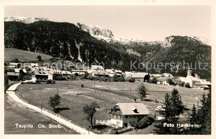 Tauplitz Gesamtansicht mit Alpen