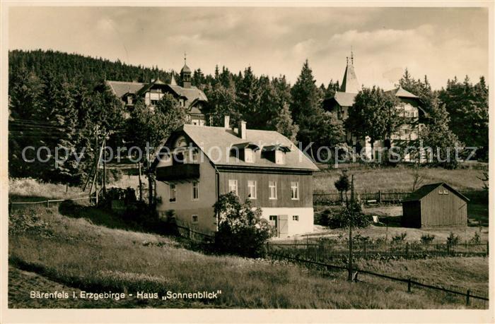 Baerenfels Erzgebirge Haus Sonnenblick