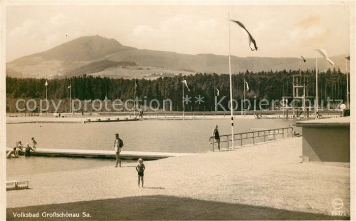 Grossschoenau Sachsen Volksbad Freibad