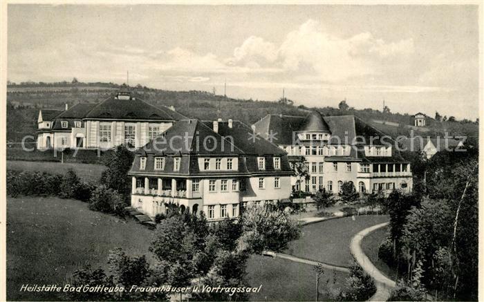 Bad Gottleuba-Berggiesshuebel Heilstaette der LVA Sachsen Frauenhaeuser und Vort