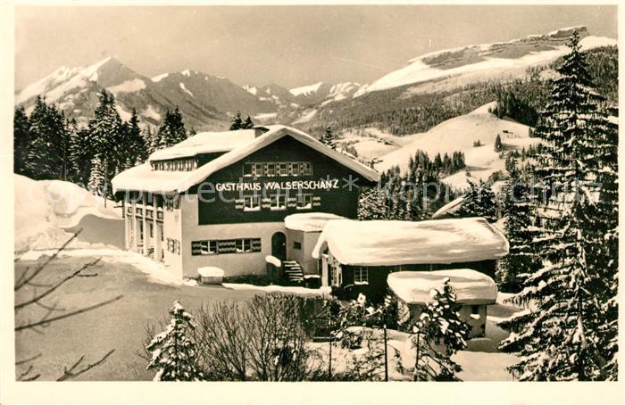 Riezlern Kleinwalsertal Vorarlberg Gasthaus Walserschanz Grenzwirtshaus Winterpa