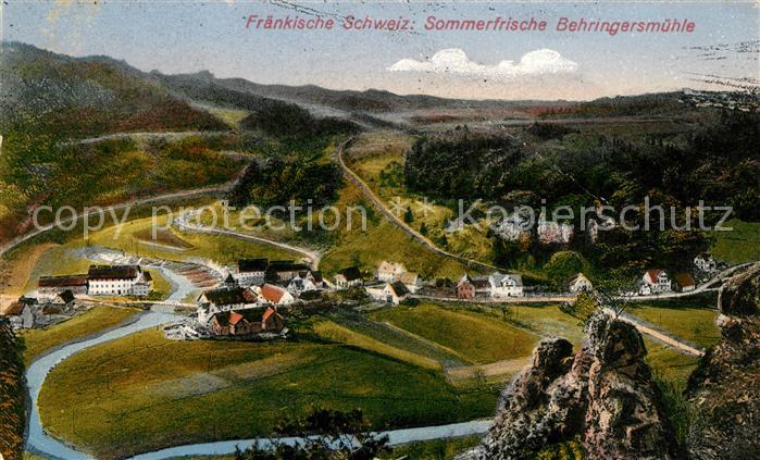 Behringersmuehle Panorama Sommerfrische Fraenkische Schweiz