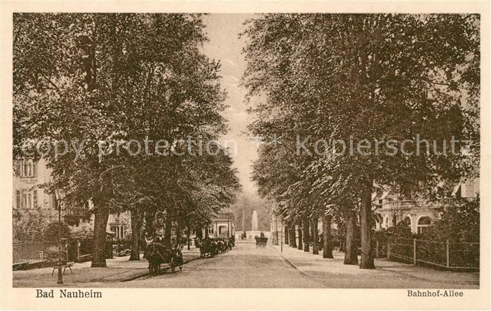 Bad Nauheim Bahnhofsallee Pferdekutschen