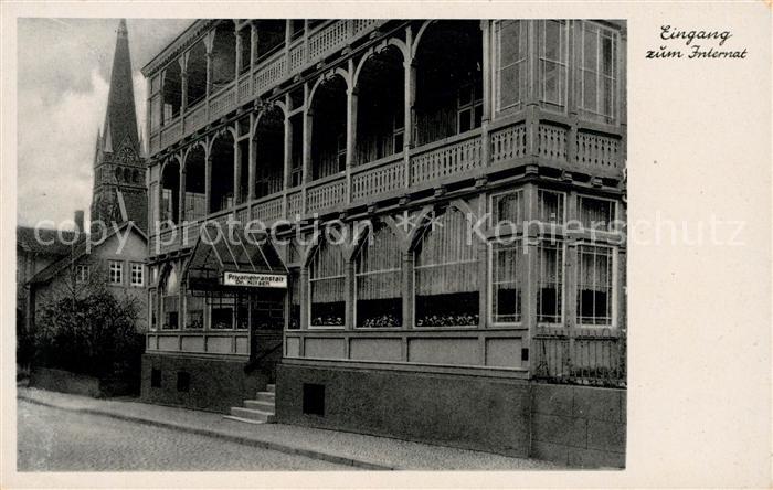 Bad Harzburg Privatlehranstalt Dr Nitsch Eingang zum Internat