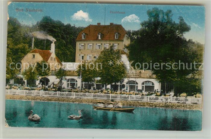 Bad Nauheim Teichhaus Schwaene Bootfahren