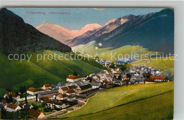 Vordernberg Gesamtansicht mit Alpenpanorama
