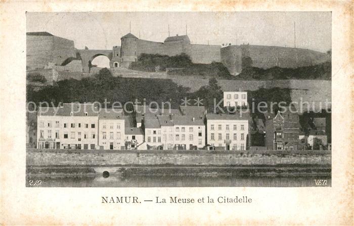 Namur sur Meuse La Meuse et la Citadelle