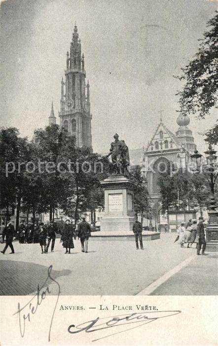 Anvers Antwerpen La Place Verte