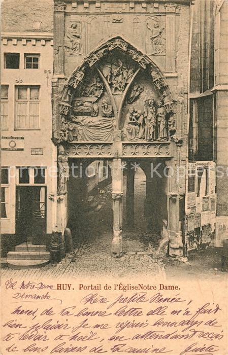 Huy Liege Portail Notre Dame Kirche