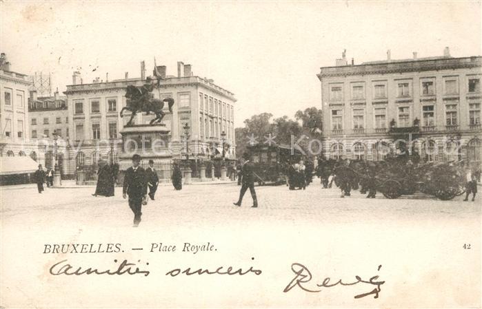 Bruxelles Bruessel Place Royale