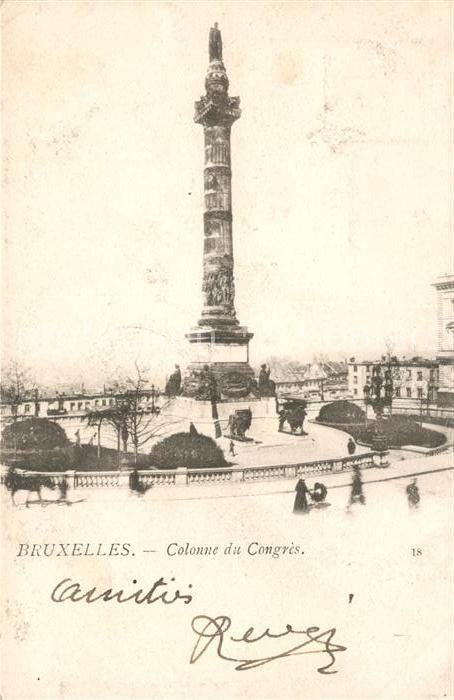 Bruxelles Bruessel Colonne du Congries