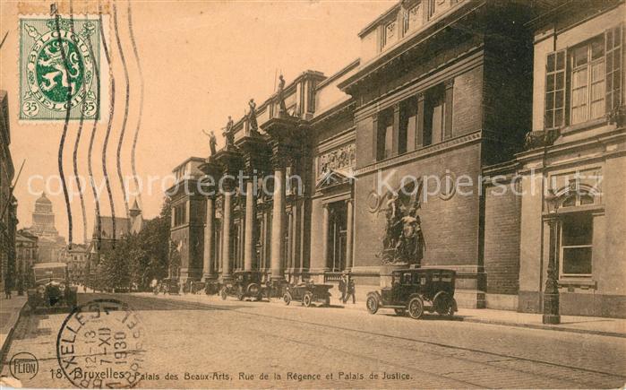 Bruxelles Bruessel Palais Beaux Arts Rue de la Regence Palais de Justice