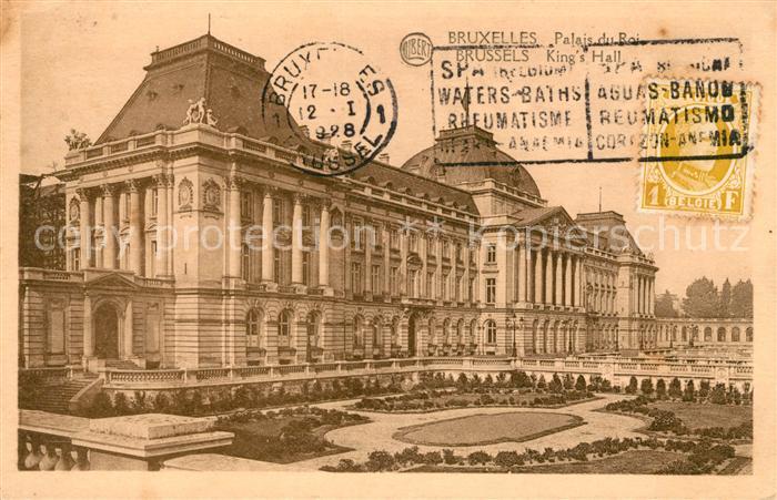 Bruxelles Bruessel Koenigspalast