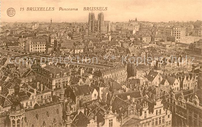 Bruessel Bruxelles Panorama