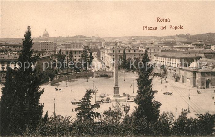 Roma Rom Piazza del Popolo