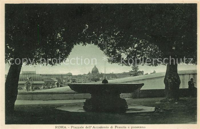 Roma Rom Piazzale dell Accademia Panorama