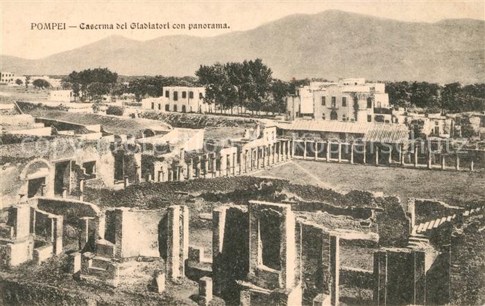 Pompei Caserma dei Gladiatori Panorama