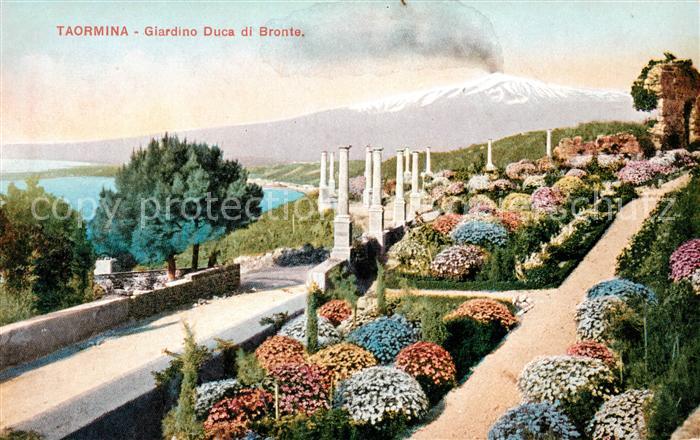 Taormina Sizilien Giardino Duca di Bronte