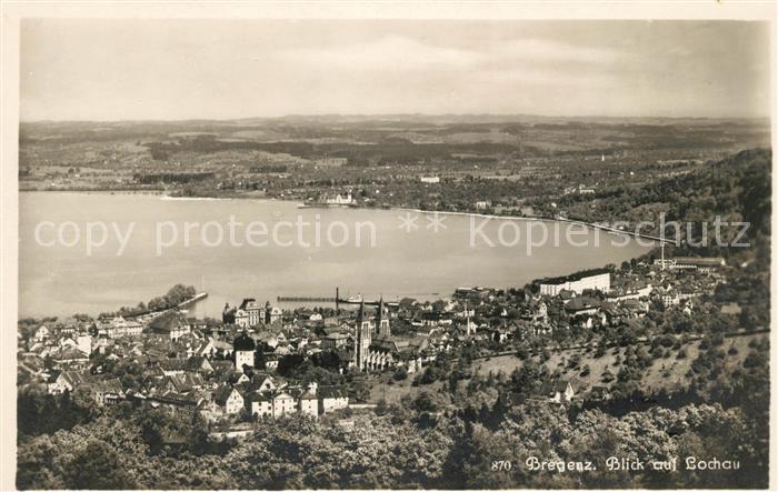 Bregenz Bodensee Blick auf Lochau