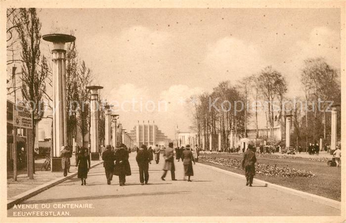 Bruxelles Bruessel Avenue du Centenaire