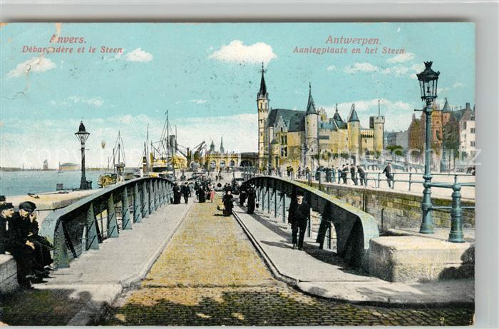 Anvers Antwerpen Anlegeplatz Steen