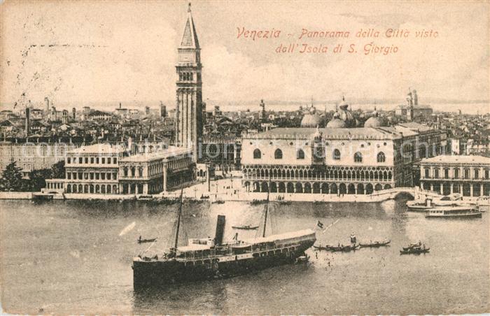 Venezia Venedig Visto del Isola di S. Giorgio