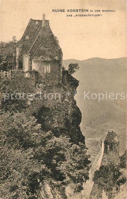 Aggsbach-Dorf Ruine Aggstein Wachau Das Rosengaertlein