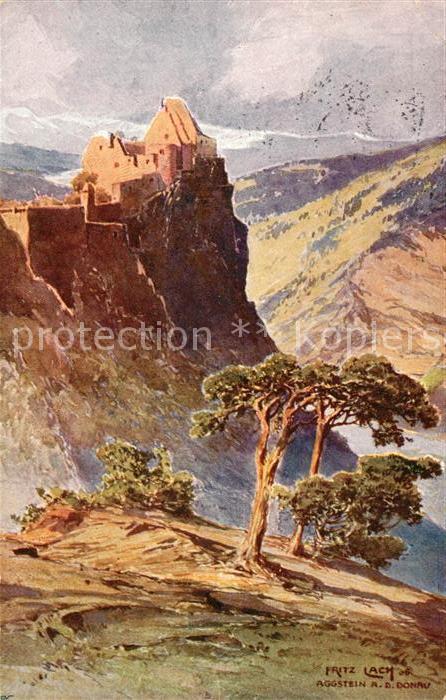 Aggsbach-Dorf Ruine Aggstein Wachau Donaupartie