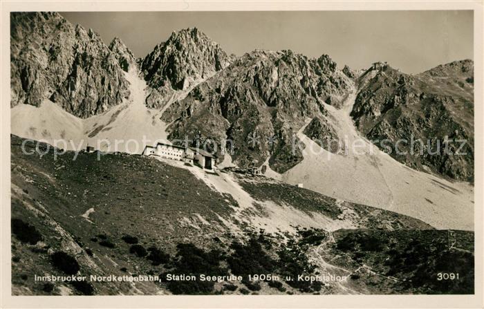 Innsbruck Nordkettenbahn Station Seegrub Kopfstation