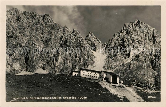 Innsbruck Nordkettenbahn Station Seegrube