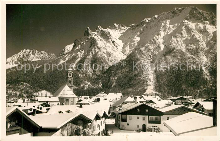 Mittenwald Karwendel Tirol Winterlandschaft NZ4