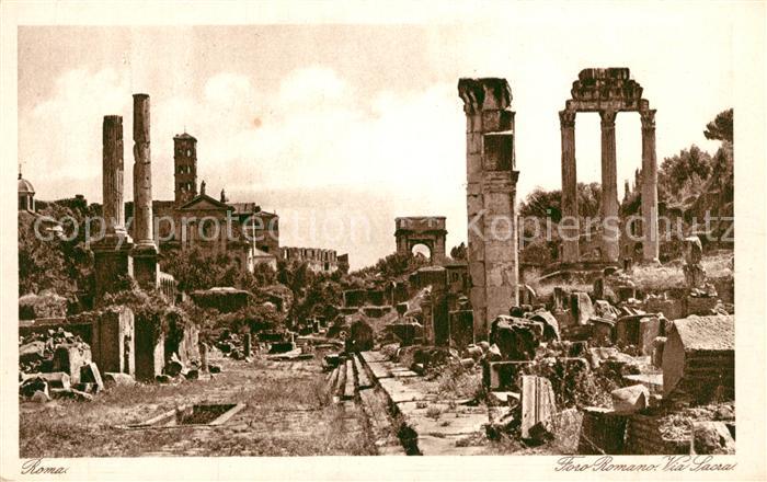 Roma Rom Foro Romano Via Sacra
