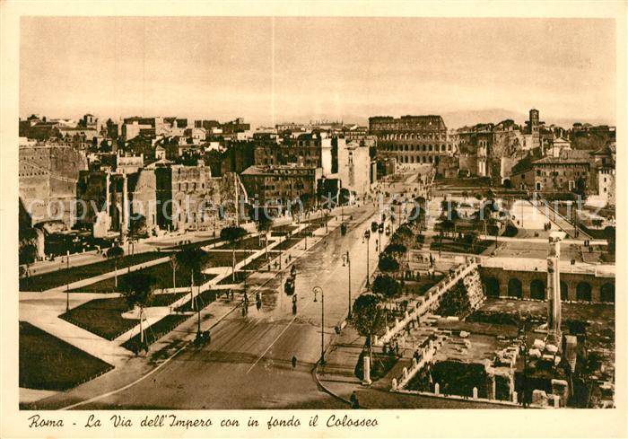 Roma Rom Via dell Impero Colosseo
