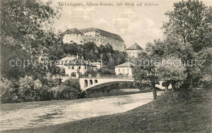 TueBINGEN BW Alleen Bruecke Schloss