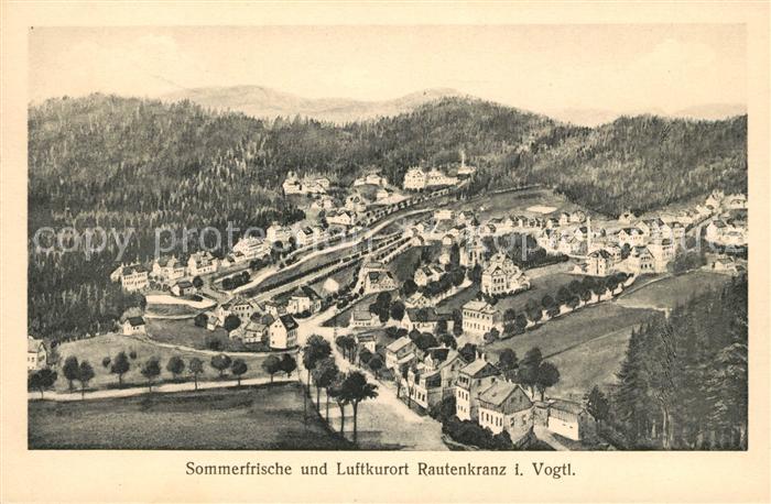 Rautenkranz Vogtland Panorama Sommerfrische