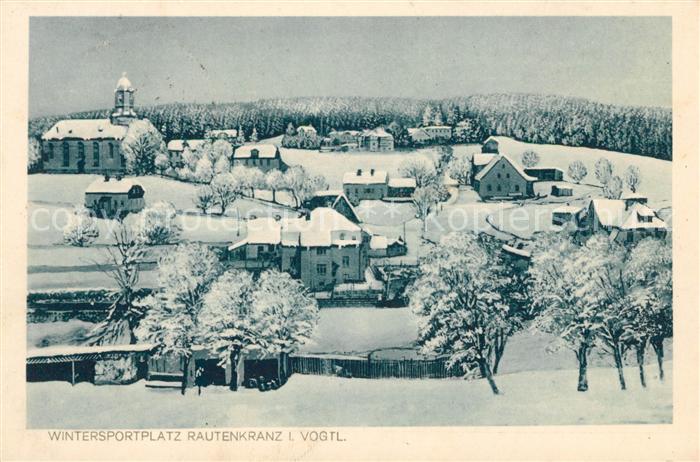 Rautenkranz Vogtland Winterlandschaft