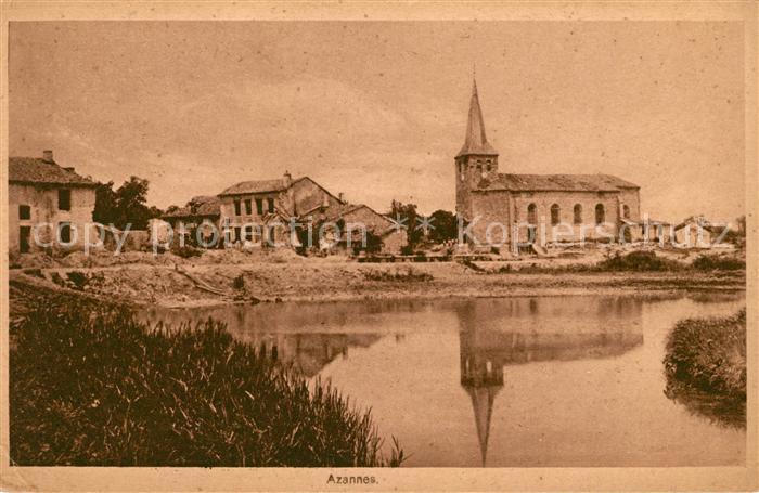 Azannes Kirche zerstoerter Ort