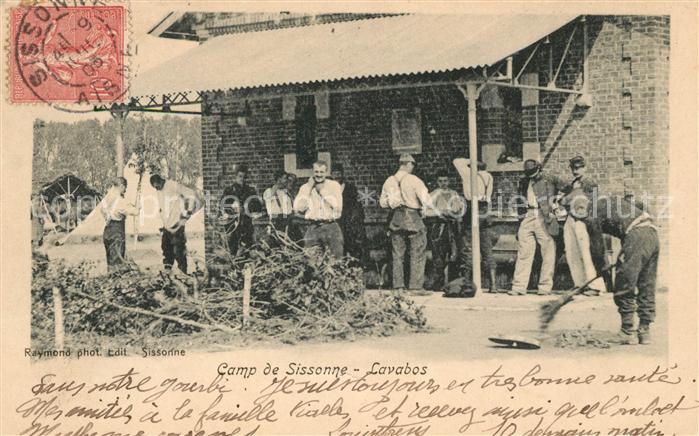 Camp de Sissonne Lavabos