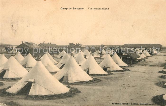 Sissonne Aisne Lager Panorama