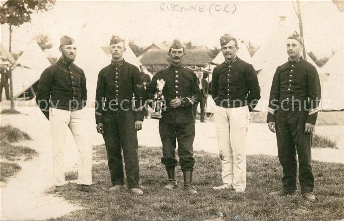 Sissonne Aisne Soldaten Militaerlager