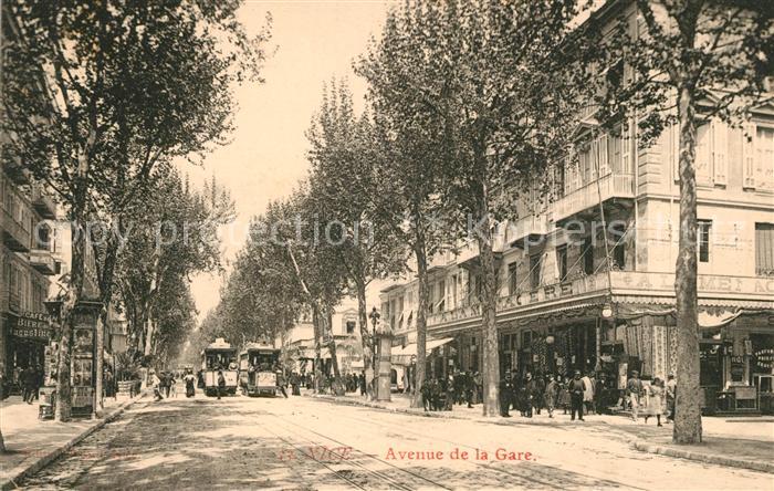 Nice Alpes Maritimes Avenue de la Gare Strassenbahn