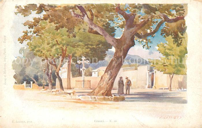 Cimiez Allee Künstlerkarte