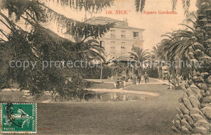 Nice Alpes Maritimes Square Gambetta