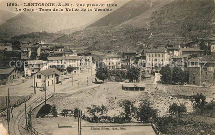 Lantosque Bahnhof Panorama
