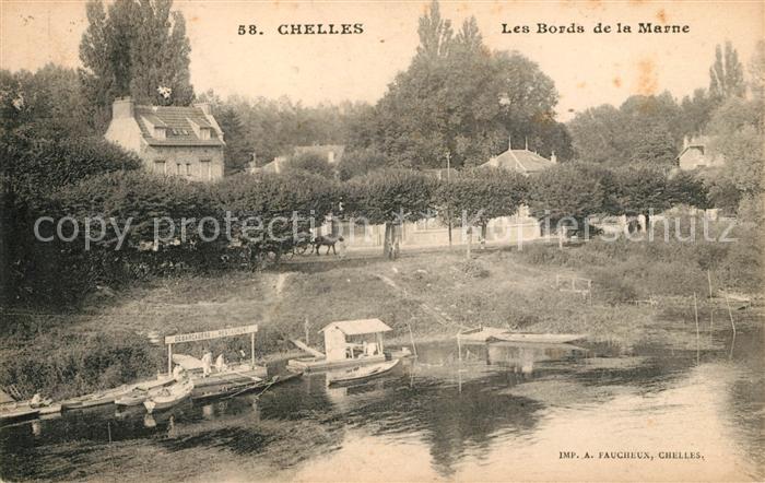 Chelles Seine-et-Marne Ufer Anleger