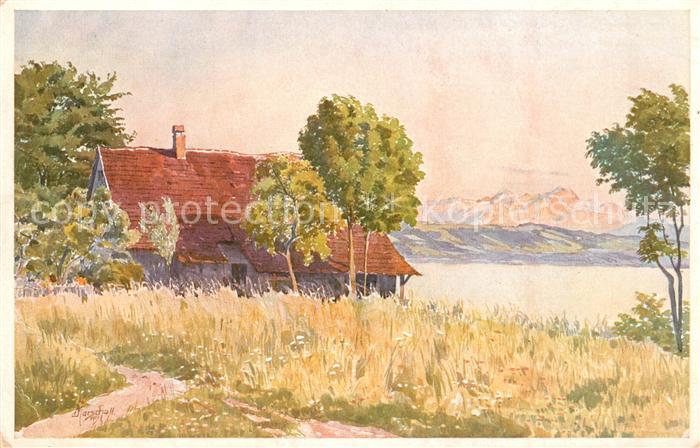 Schussenried Bad Bodensee Abend Saentis Kuenstlerkarte